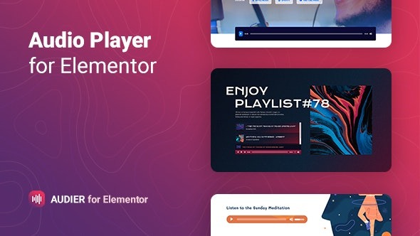 Audier (v1.0.5) Elementor音频播放器与控制构建器插件