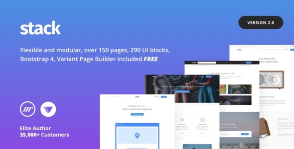 Stack (v10.6.3) 多功能响应式WordPress主题