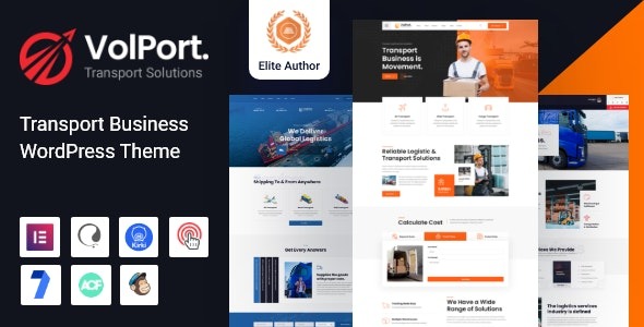 Volport v1.1.0 物流与运输 WordPress 主题 - 专业运输业务网站模板
