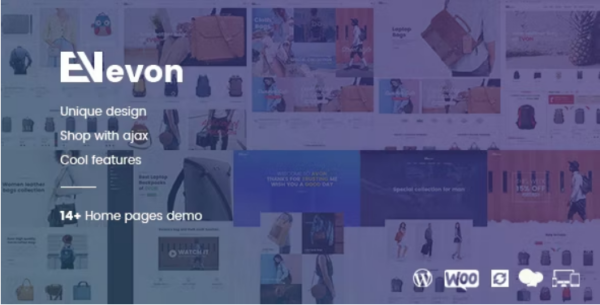 Evon (v3.2) Bag Store WooCommerce WordPress主题 - 时尚包包商城WordPress主题