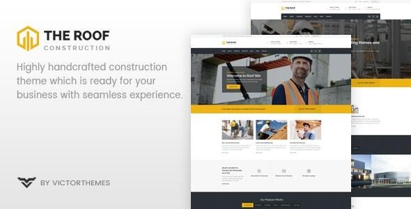Roof (v2.5.4) WP建筑与施工商业主题