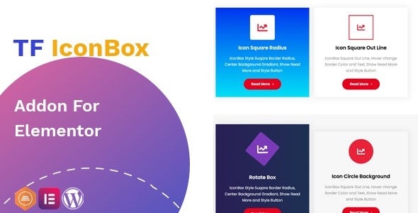 TF IconBox Addon for elementor v1.0.3 - Elementor图标框扩展插件