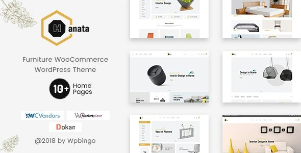 Hanata (v1.2.5) 商城 WooCommerce 家具主题