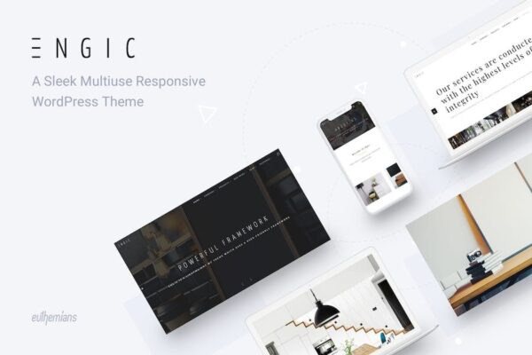 Engic (v2.4.1) 一款时尚多用途响应式WordPress主题