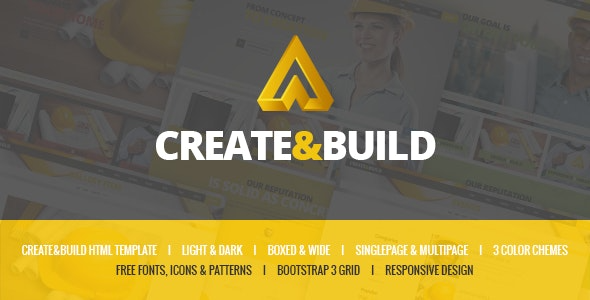 Create & Building (v1.0) WordPress主题 - 创意建筑网站设计