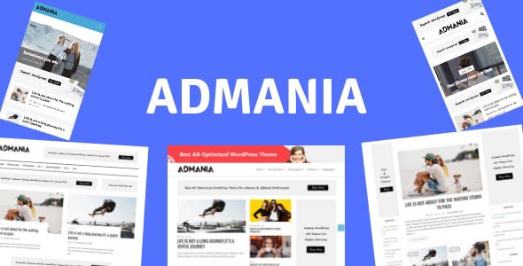 Admania (v2.5.3) 支持Gutenberg的Adsense WordPress主题