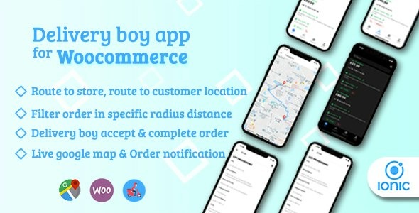 WooCommerce配送员应用Delivery boy app for WooCommerce v.1.0.2