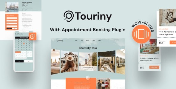 MotoPress Touriny (v1.1.2) 最佳旅行社WordPress主题，打造专业旅游网站