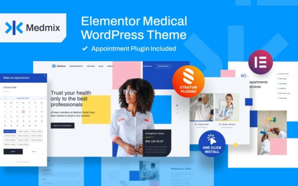 MotoPress Medmix (v1.4.2) 终极医疗WordPress主题