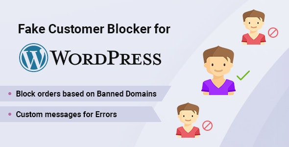 Fake Customer Blocker for WordPress v1.0.6 - 阻止虚假客户的WordPress插件