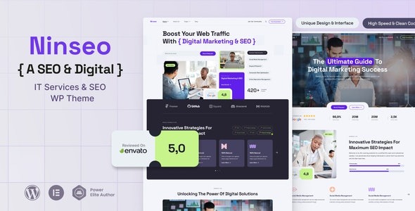 Ninseo (v1.0.0) IT服务和SEO WordPress主题