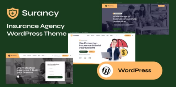 Surancy (v1.0.2) 保险代理公司WordPress主题