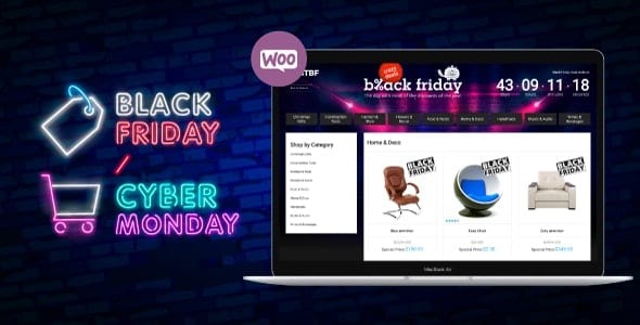 PW Black Friday Cyber Monday Mode for WooCommerce v2.0.10 - WooCommerce黑色星期五网络星期一促销模式插件