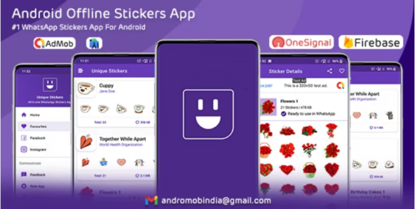 Android WhatsApp Stickers App (Offline) With Admob (8 August 2023) - 离线版WhatsApp贴纸应用带Admob广告