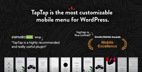 TapTap (v5.7) 一款高度可定制的WordPress移动菜单主题
