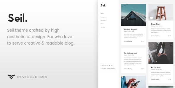 Seil (v1.6) 一款响应式WordPress博客主题