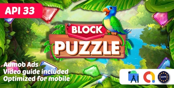 Block Puzzle (banner+inter+Rewarded Video) (18 May 2023) - 方块拼图游戏插件，支持横幅和激励视频广告