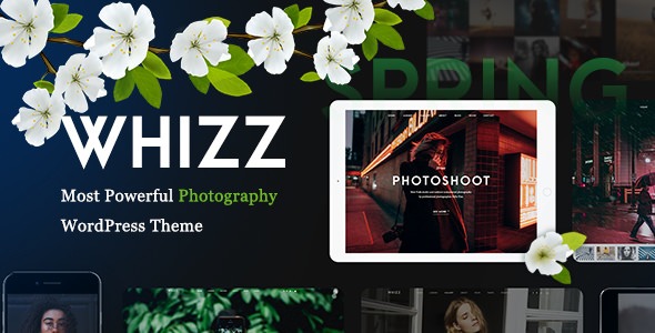 Whizz Photography WordPress v2.4.2 - 响应式摄影作品集主题