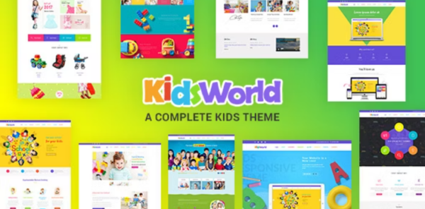Kids Heaven v3.5 儿童WordPress主题 - 专为孩子和教育网站设计