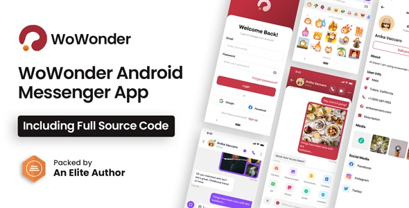 Wowonder Android Messenger v5.0.2 - 专为Wowonder设计的安卓即时通讯应用