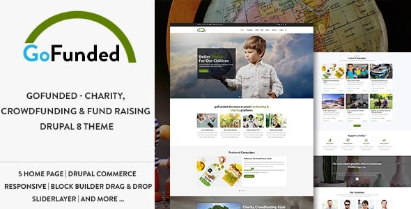 Gofunded 15 March 2023 – 慈善、众筹和募捐Drupal 9主题