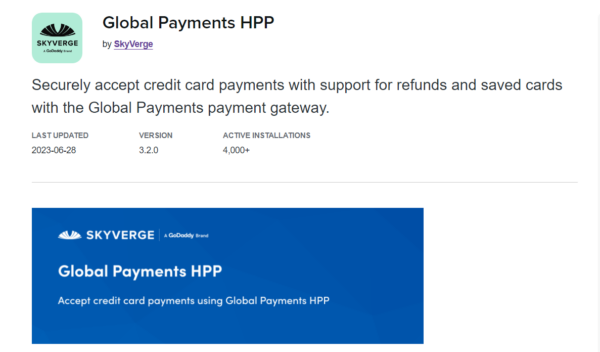 Global Payments HPP for WooCommerce v3.3.0 - WooCommerce全球支付网关插件