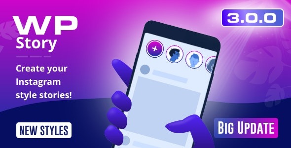 WP Story Premium (v3.5.0.1) WordPress Instagram故事插件