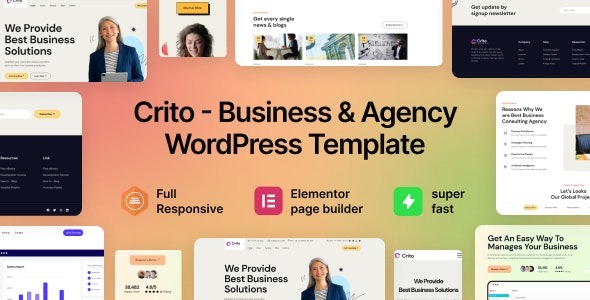 Crito v1.1.0 商业与机构WordPress主题 - 专业企业网站解决方案
