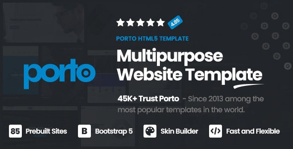 Porto Responsive HTML5 Template - 响应式HTML5网站模板(v10.1.0)