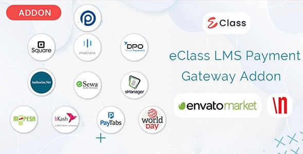 eClass LMS Payment Gateways Addon v1.6 - 在线学习管理系统支付网关扩展插件