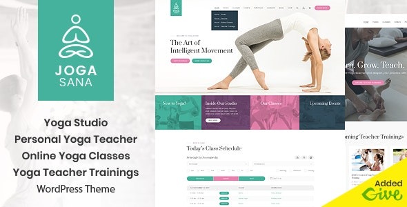 Jogasana (v3.0) 瑜伽主题 WordPress 主题