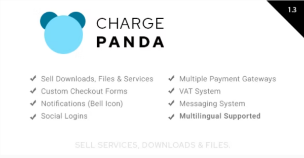 ChargePanda v.1.0 在线销售下载、文件和服务 PHP 脚本