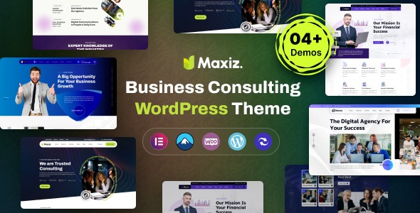 Maxiz (v1.0.0) 商业咨询WordPress主题
