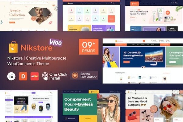 Nikstore (v1.5) 创意多功能 WooCommerce 主题