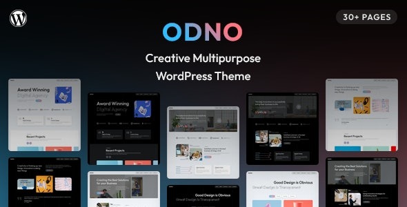 Odno v1.0 创意多功能WordPress主题 - 现代设计与灵活布局
