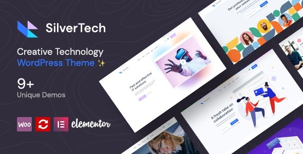 Silvertech (v1.15) 创意WordPress主题 - 现代设计与多功能性