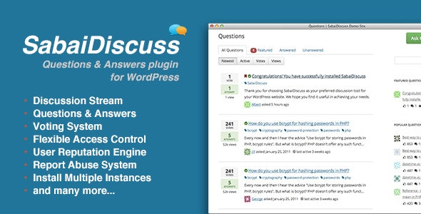 Sabai Discuss v1.4.17 WordPress问答论坛插件