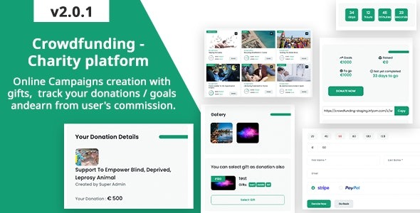 Crowdfunding v2.0.1 众筹平台 / 慈善 / 捐赠 WordPress主题插件