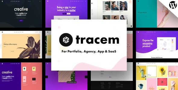 Tracem v.2.0.0 机构与作品集WordPress主题 - 专业创意展示解决方案