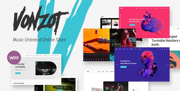 Vonzot v1.8.6 Music Oriented WooCommerce Theme - 音乐主题电商解决方案
