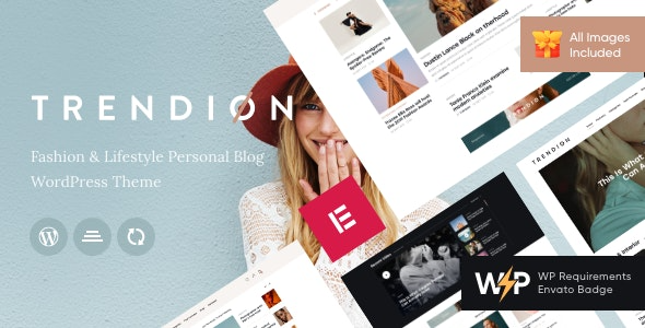 Trendion v2.14.0 个人生活方式博客和杂志WordPress主题