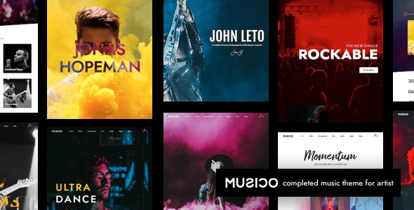 Music WordPress v3.3.1 - 音乐乐队WordPress主题