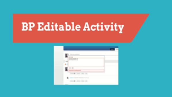 BuddyPress Editable Activity v2.0.4 - 可编辑活动插件