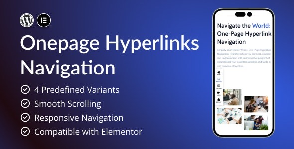 OnePage Hyperlinks Navigation v1.0 - 单页超链接导航WordPress插件