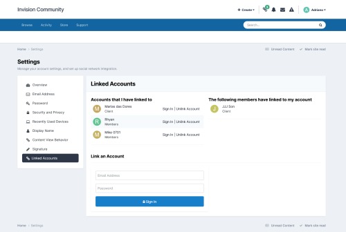 Linked Accounts – Post As 3.4.3 - 多账户关联发布插件
