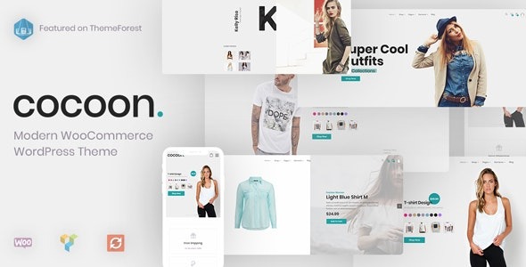 Cocoon v1.3.9 现代WooCommerce WordPress主题 - 优雅电商解决方案