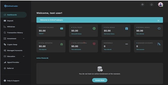ProtoDash (5 March 2024) 在线交易者的深色和浅色专业仪表板