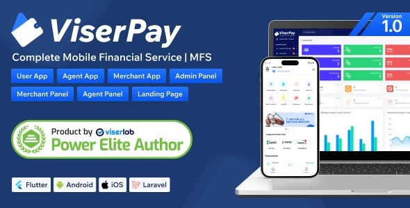ViserPay v1.0 完整移动金融服务系统 | MFS 解决方案