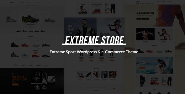 Extreme (v1.5.7) 运动服装与装备商店WordPress主题