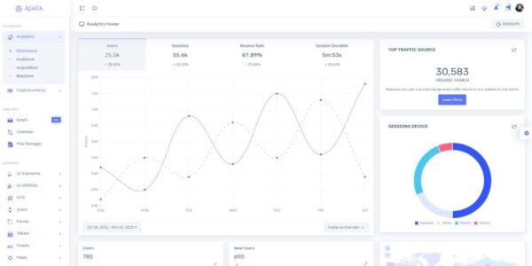 Adata v1.0 Modern And Minimal Bootstrap Admin - 现代简约Bootstrap后台管理模板